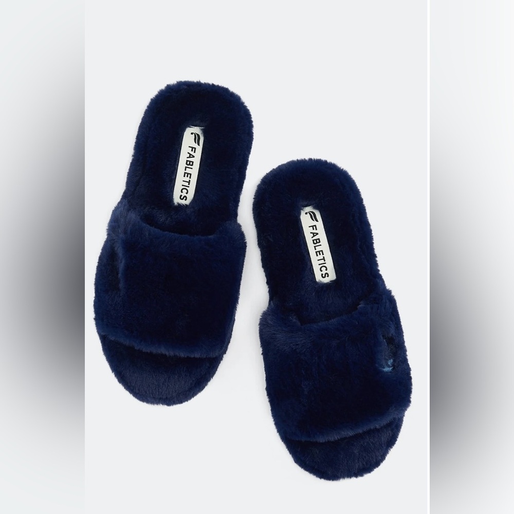 Fabletics, Slip On Slipper, Color Indigo, Size 8